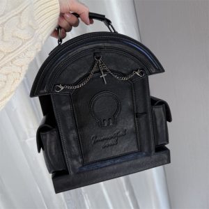 Lolita Gothic Skull Tombstone Ita Bag & Doll Bag