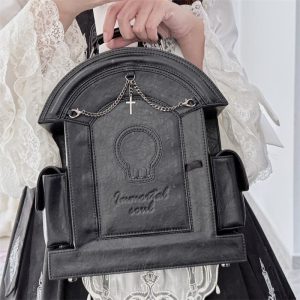 Lolita Gothic Skull Tombstone Ita Bag & Doll Bag