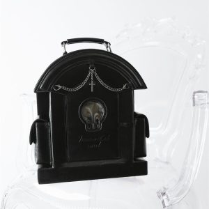 Lolita Gothic Skull Tombstone Ita Bag & Doll Bag