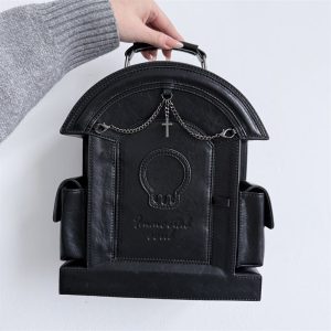 Lolita Gothic Skull Tombstone Ita Bag & Doll Bag