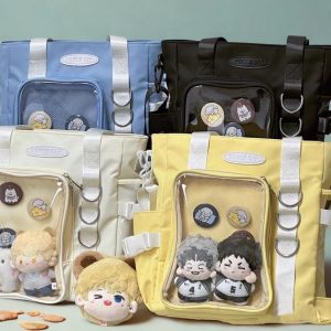 Lolita JK Ita Bag – Cute Japanese Transparent School Tote Shoulder Crossbody Handbag for Women & Girls