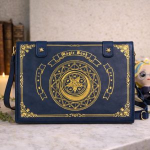 Lolita Magic Book Ita Bag Moon Star Japanese PU Shoulder Purse
