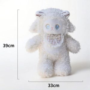 Lolita Sheep Plush Backpack Cute Kawaii Crossbody Soft Animal Bag Women