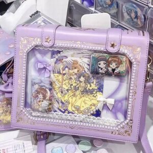 Magic Book Ita Bag Cute Crossbody and Shoulder Design for Pins