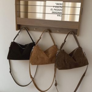 Matte Leather Handbag, Women Minimalist Crossbody, Black Leather Shoulder Bag, Women Gift Idea, Women's Elegant Wallet, Minimalist Purse