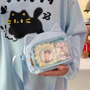 Mini Cat Ears Ita Bag – Kawaii Y2K Anime Crossbody Purse