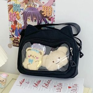 Mini Cat Ears Ita Bag – Kawaii Y2K Anime Crossbody Purse