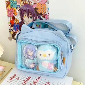 Mini Cat Ears Ita Bag – Kawaii Y2K Anime Crossbody Purse
