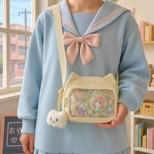 Mini Cat Ears Ita Bag – Kawaii Y2K Anime Crossbody Purse