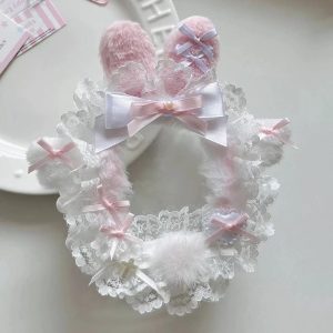 Mini Doll Ita Bag 10cm Display Case | Transparent PVC Keychain Bag | Cute Lace Anime Storage for Small Dolls