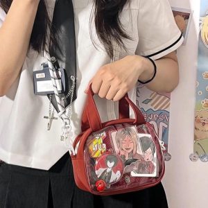 Mini Kawaii Ita Bag – Japanese Harajuku Transparent Crossbody Shoulder Purse Handbag for Women & Girls
