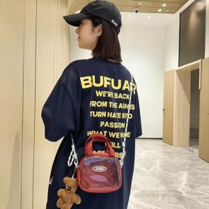 Mini Kawaii Ita Bag – Japanese Harajuku Transparent Crossbody Shoulder Purse Handbag for Women & Girls