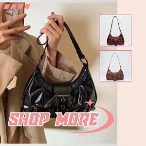 Minimalist Shoulder Bag Vintage Y2K Purse Kawaii Handbag for Collectibles & Daily Use Gift for Kpop Lover