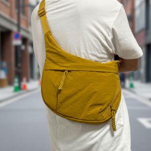 Nylon Crossbody Bag-Lightweight Personalized Bag, Simple Shoulder Bag, Dumpling Bag, Multi-Pocket Solid Color Bag, Gify For Her,Everyday Bag