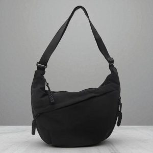 Nylon Crossbody Bag: Unisex High Capacity Messenger Tote