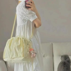 Original Ita Mochila – Large Capacity Student Backpack Women’s Kawaii School Crossbody Shoulder Bag