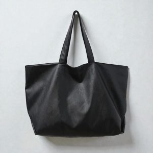 Oversized Lightweight Tote Bag – Soft Leather Shoulder Purse, Large Capacity Unisex
