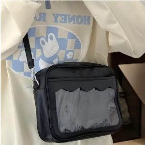 Pastel Ita Bag with Insert, Scalloped Window Pin Display