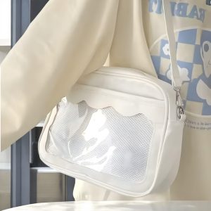 Pastel Ita Bag with Insert, Scalloped Window Pin Display