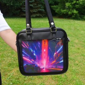 Pattern Insert Ita Bag Backpack: Versatile 3-Way Carry, Anime Pin Display Bag, Shoulder Bag, Crossbody Ita Purse Cute Kawaii Window Itabag.