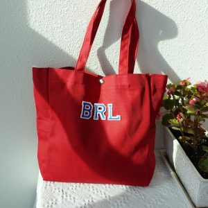 Personalized Canvas Tote Bag: Custom Embroidered Shoulder Bag, Bridesmaid Tote, Aesthetic Totebag, Sturdy Durable Totes, Market Utility Bags