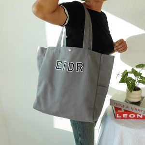 Personalized Canvas Tote Bag: Custom Embroidered Shoulder Bag, Bridesmaid Tote, Aesthetic Totebag, Sturdy Durable Totes, Market Utility Bags