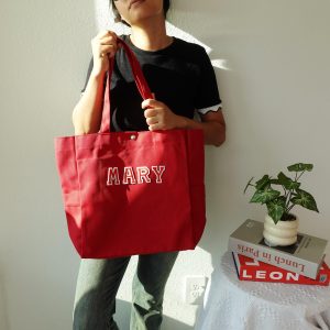Personalized Canvas Tote Bag: Custom Embroidered Shoulder Bag, Bridesmaid Tote, Aesthetic Totebag, Sturdy Durable Totes, Market Utility Bags