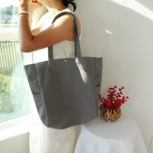 Personalized Canvas Tote Bag: Custom Embroidered Shoulder Bag, Bridesmaid Tote, Aesthetic Totebag, Sturdy Durable Totes, Market Utility Bags