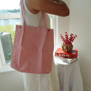 Personalized Embroidered Corduroy Tote Bag, Custom Large Shoulder Bag for Women, Cute Aesthetic Everyday Purse, bride gift tote bag, Totebag