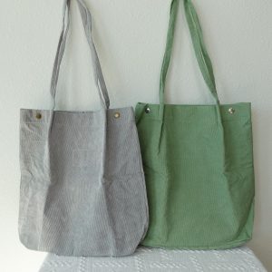 Personalized Embroidered Corduroy Tote Bag, Custom Large Shoulder Bag for Women, Cute Aesthetic Everyday Purse, bride gift tote bag, Totebag