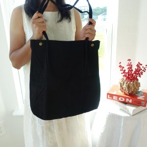 Personalized Embroidered Corduroy Tote Bag, Custom Large Shoulder Bag for Women, Cute Aesthetic Everyday Purse, bride gift tote bag, Totebag