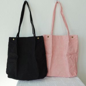 Personalized Embroidered Corduroy Tote Bag, Custom Large Shoulder Bag for Women, Cute Aesthetic Everyday Purse, bride gift tote bag, Totebag