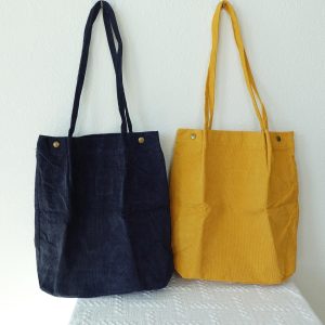 Personalized Embroidered Corduroy Tote Bag, Custom Large Shoulder Bag for Women, Cute Aesthetic Everyday Purse, bride gift tote bag, Totebag