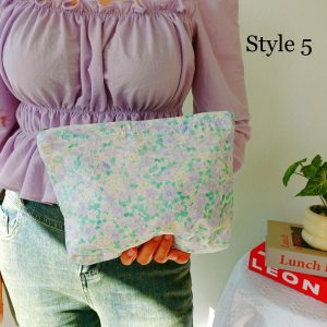 Personalized Floral Makeup Bag, Custom Name Cosmetic Pouch, Vintage Flower Toiletry Bag, Bridesmaid Gift, Travel Zipper Pouch, Canvas Makeup