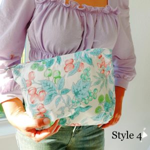 Personalized Floral Makeup Bag, Custom Name Cosmetic Pouch, Vintage Flower Toiletry Bag, Bridesmaid Gift, Travel Zipper Pouch, Canvas Makeup