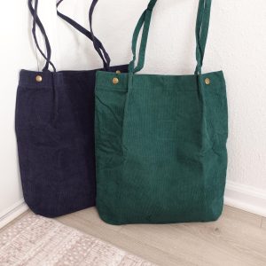 Personalized Pet Photo Tote Bag, Custom Embroidered Corduroy Shoulder Bag, Dog & Cat Portrait Purse, Gift for Her, Him, or Pet Lovers