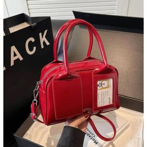 Pink Ita Bag – Kawaii Retro Pillow Crossbody Handbag