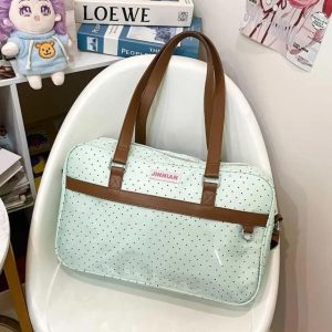 Polka Dot Nylon Ita Tote Bag – Kawaii Display Window