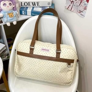 Polka Dot Nylon Ita Tote Bag – Kawaii Display Window
