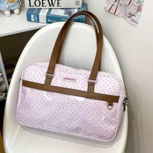 Polka Dot Nylon Ita Tote Bag – Kawaii Display Window