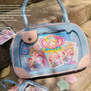 Pu Handbag Crossbody Daily Ita Bag Pin Bag 20cm Doll Bag