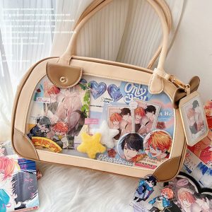 Pu Handbag Crossbody Daily Ita Bag Pin Bag 20cm Doll Bag