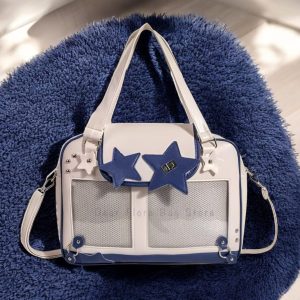 PU Leather Ita Bag, Anime Merch Display, Crossbody Tote