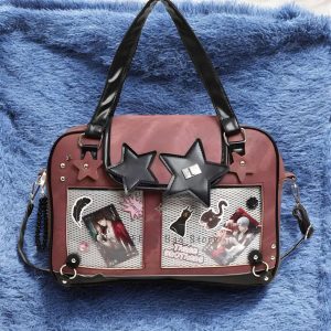 PU Leather Ita Bag, Anime Merch Display, Crossbody Tote