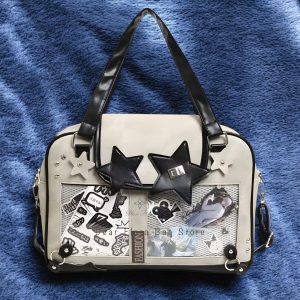 PU Leather Ita Bag, Anime Merch Display, Crossbody Tote