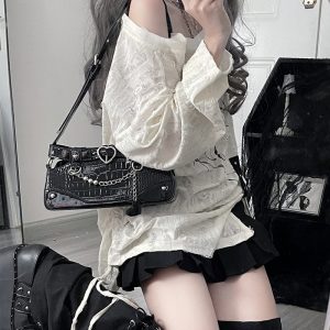 Punk Vintage Y2K Ita Clutch Bag for Women