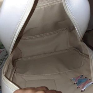 Ribbon Ita Bag Backpack – Large Clear Window Display Bag for Pins, Keychains & Anime Merch, Kawaii Lolita Style