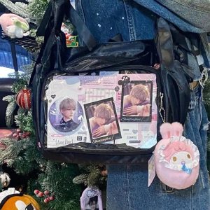 Satin Ribbon Bow Ita Bag – Y2K Anime Display Crossbody Purse