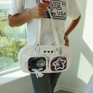 Shoulder Ita Bag with Display Windows: Kawaii Anime Cosplay Purse