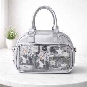 Silver Ita Bag Crossbody Backpack with Display Insert